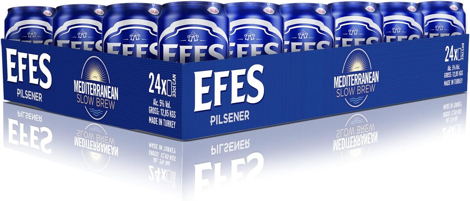 Caja de cerveza EFES PILSENER 330ml